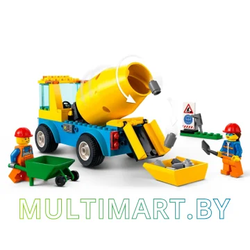 Конструктор LEGO City 60325 Бетономешалка картинка 4